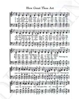 free printable how great thou art hymn: How does the melody of How Great Thou Art influence the emotional impact of the lyrics?